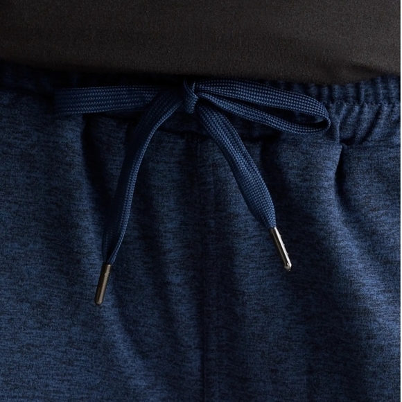 Quince Flowknit Mid-Rise Heather Navy Joggers - Picture 4 of 6